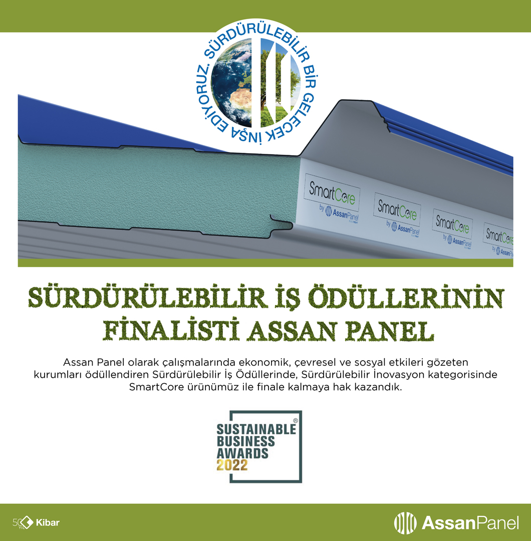Sürdürülebilir İş Ödülleri 2022’de SmartCore ile Finaldeyiz! - Assan Panel